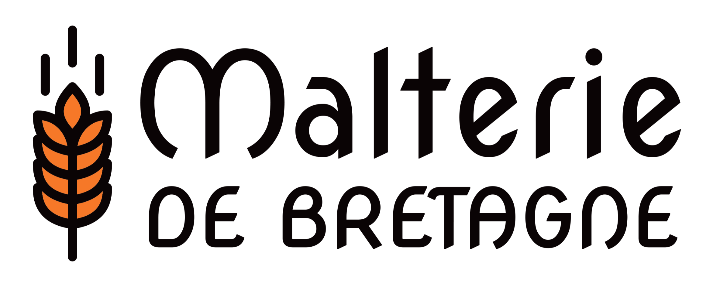 Logo Malterie de Bretagne (orange, png, 8cm)
